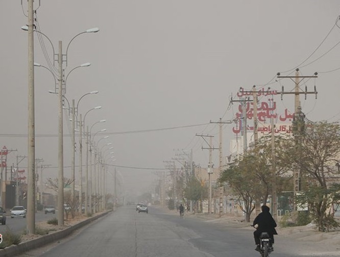 هوای خطرناک و بحرانی در قصرشیرین/شاخص آلودگی به 489 رسید