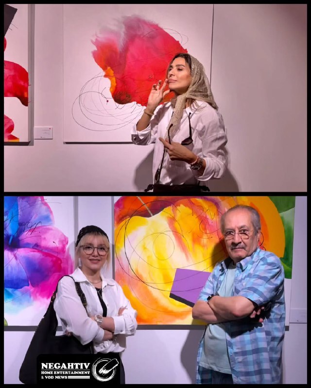 عکس/استایل تازه سحر دولتشاهی و نازنین بیاتی در یک نمایشگاه