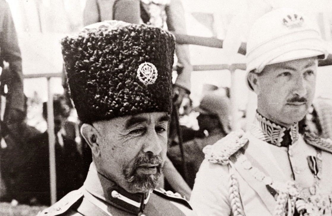 عکس/  دیدار «اولین پادشاه اردن با محمدرضا پهلوی»؛ 1328