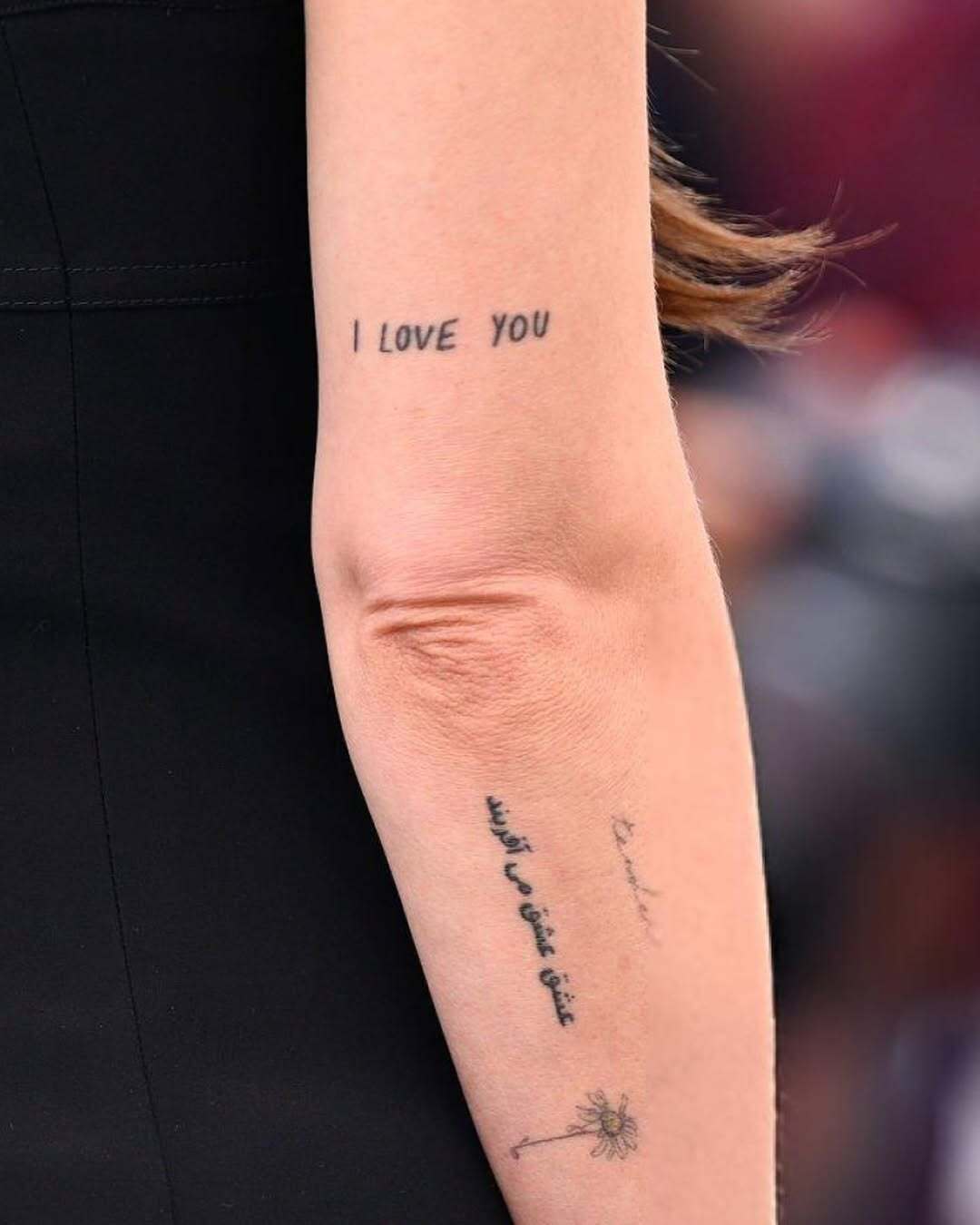 عکس/تتوی فارسیِ بازیگر هالیوود سروصدا کرد!