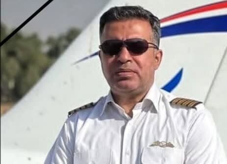 فوت خلبان قزوینی پس از سقوط هواپیما