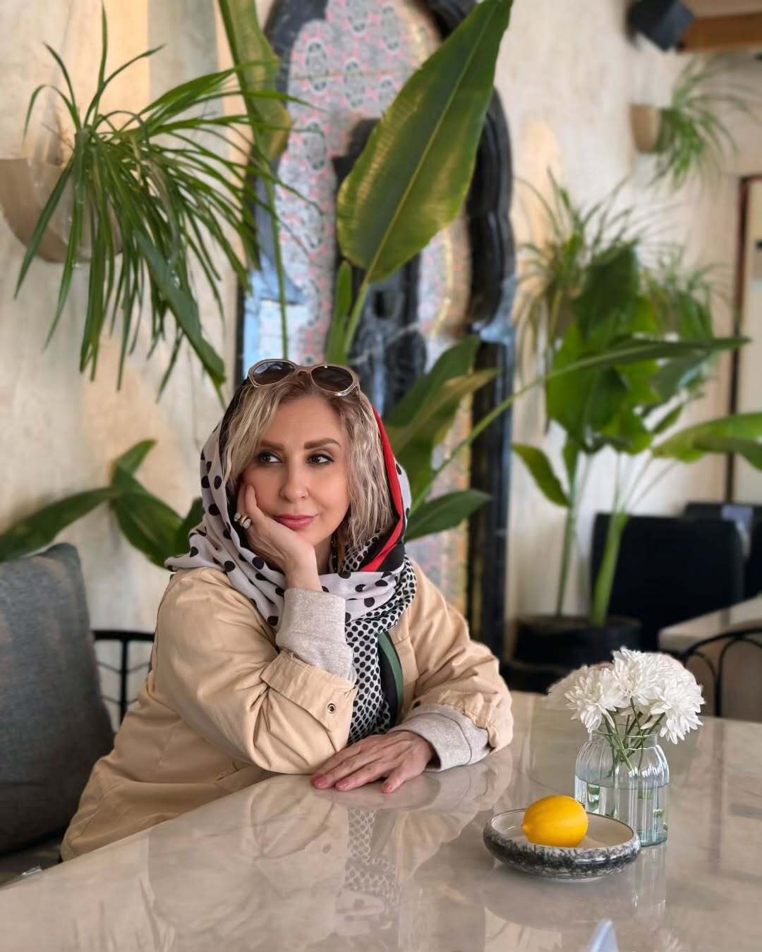 عکس/مرجانه گلچین با استایلی جوان جلب‌نظر کرد