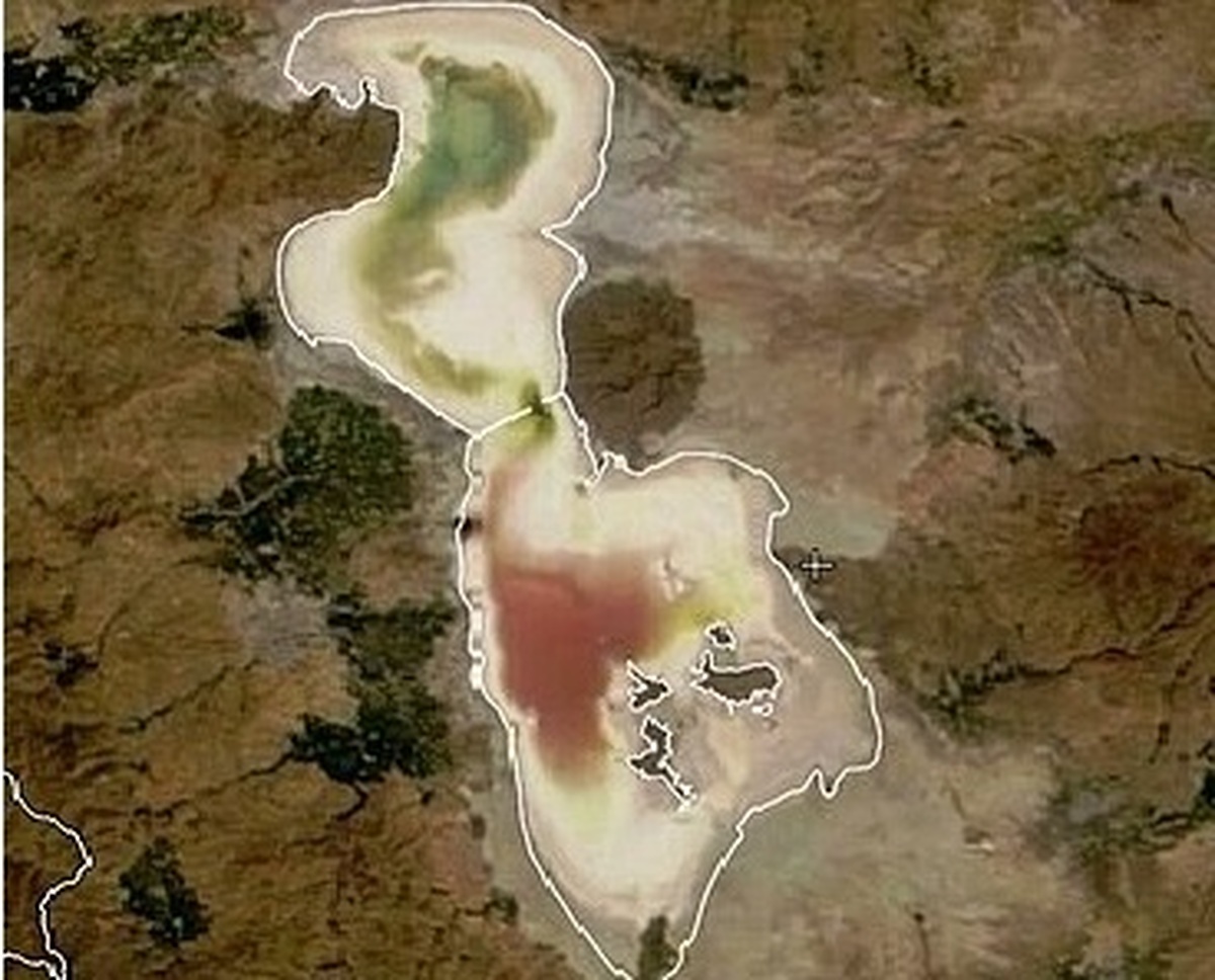 کاهش ۴۵ سانتی‌متری تراز آب دریاچه ارومیه