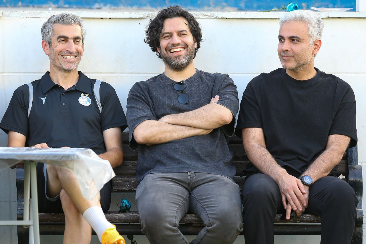 عکس/ستاره نمایش سیصد در تمرین استقلال!