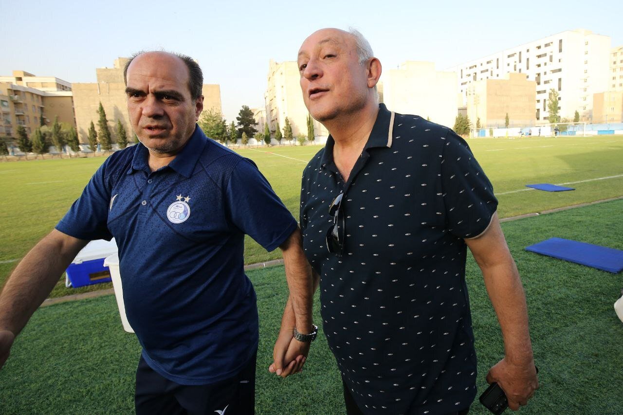 عکس/ستاره نمایش سیصد در تمرین استقلال!