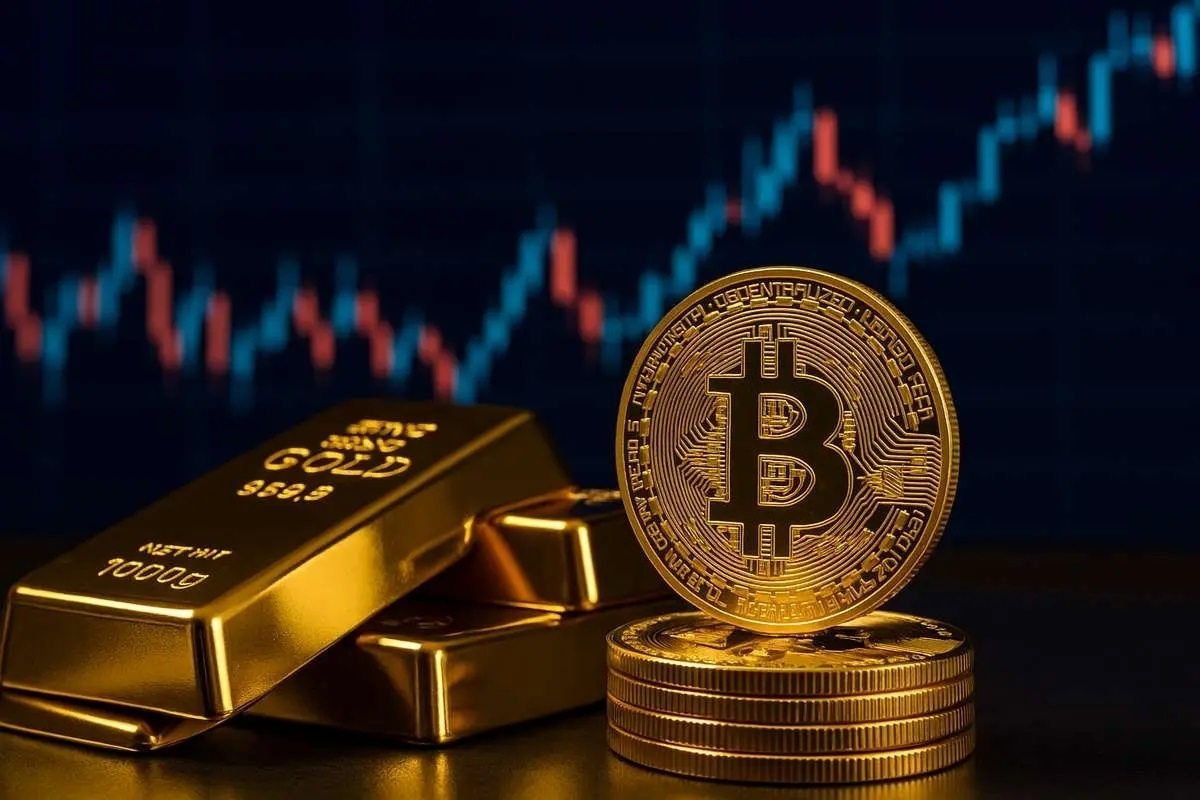 بیت کوین از طلا سبقت گرفت
