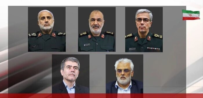 شهادت تعدادی از فرماندهان و شخصیت‌های علمی در حمله اسرائیل به ایران
