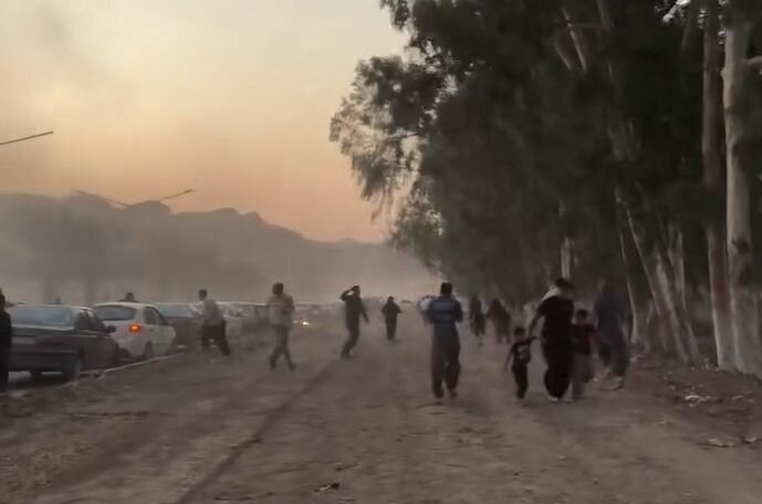 حملات اسرائیل در قصرشیرین / یک شهید و 24 مجروح