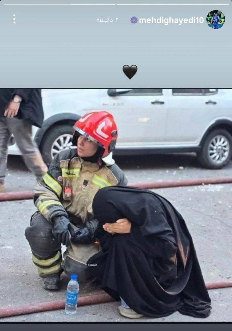 هم‌دردی قایدی با مردم و خانواده شهدا