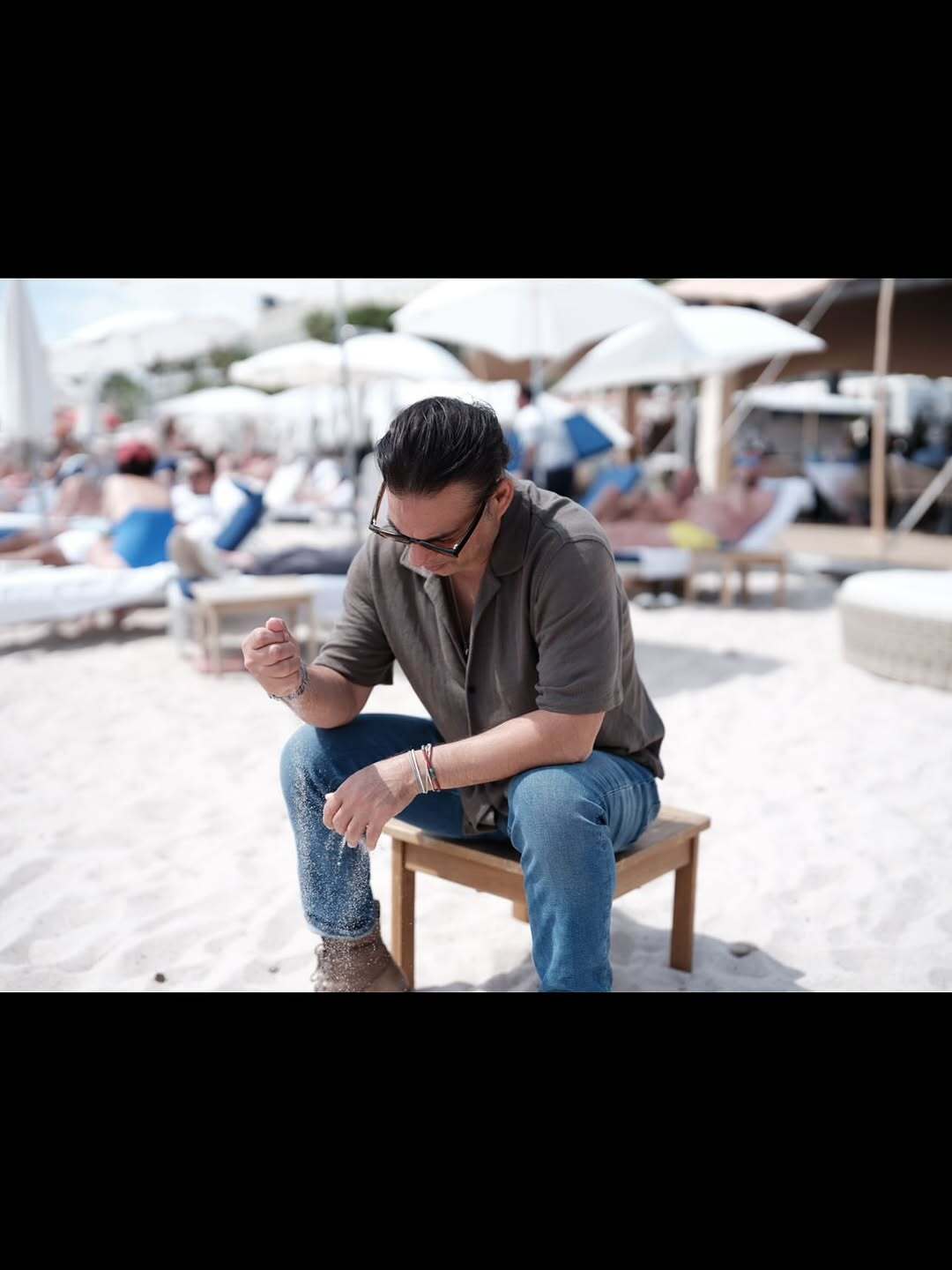 عکس/استایل ساحلی پیمان معادی در خارج از کشور