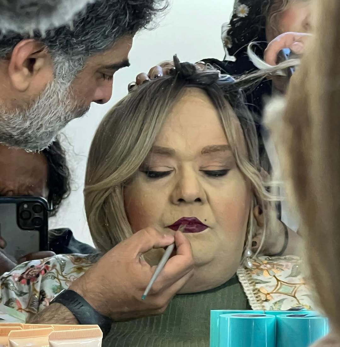 عکس/تصویر پربازدید از پشت‌صحنه گریم اکبر عبدی در جوکر