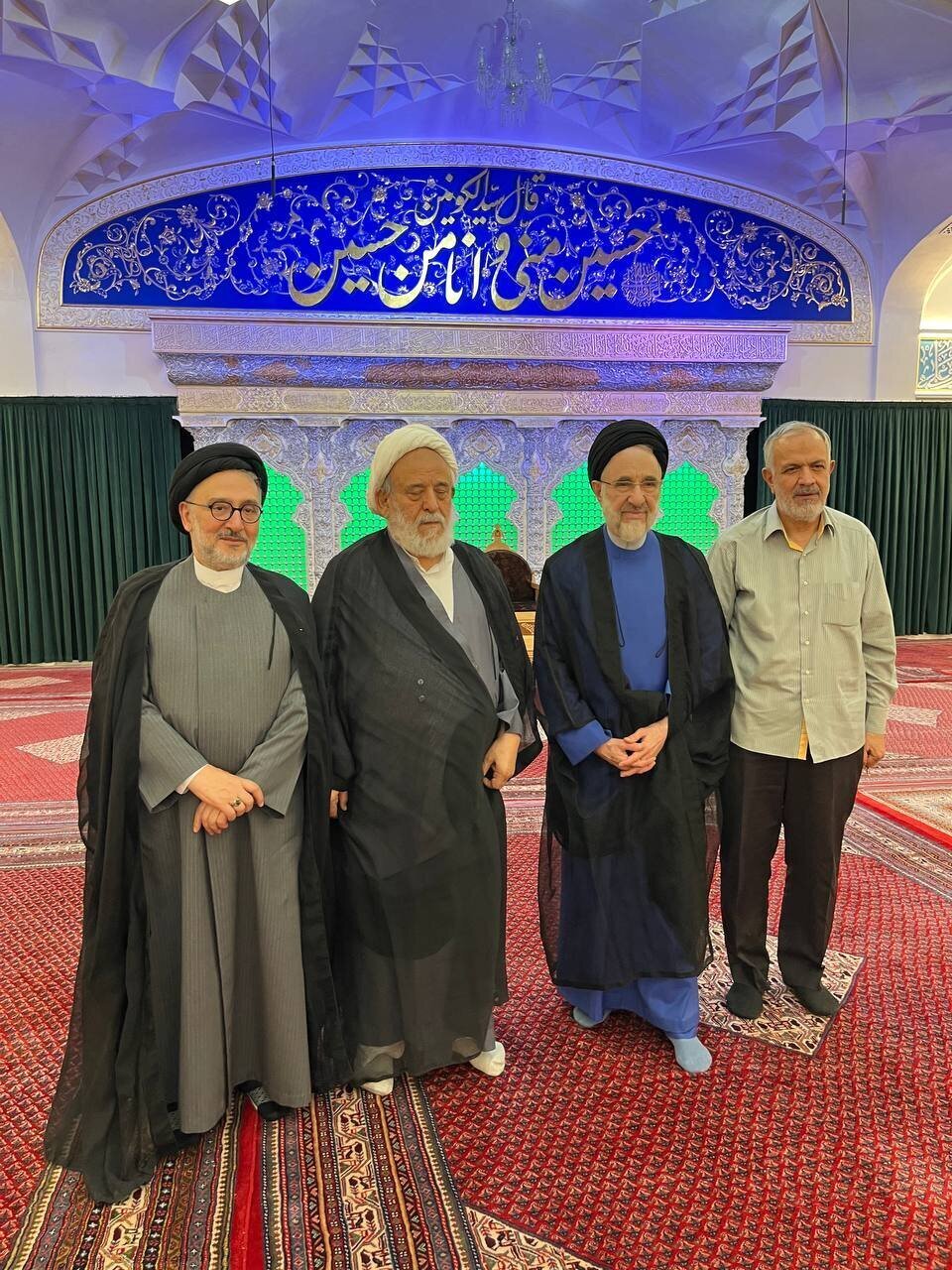 عکس/دیدار سید محمد خاتمی با شیخ حسین انصاریان