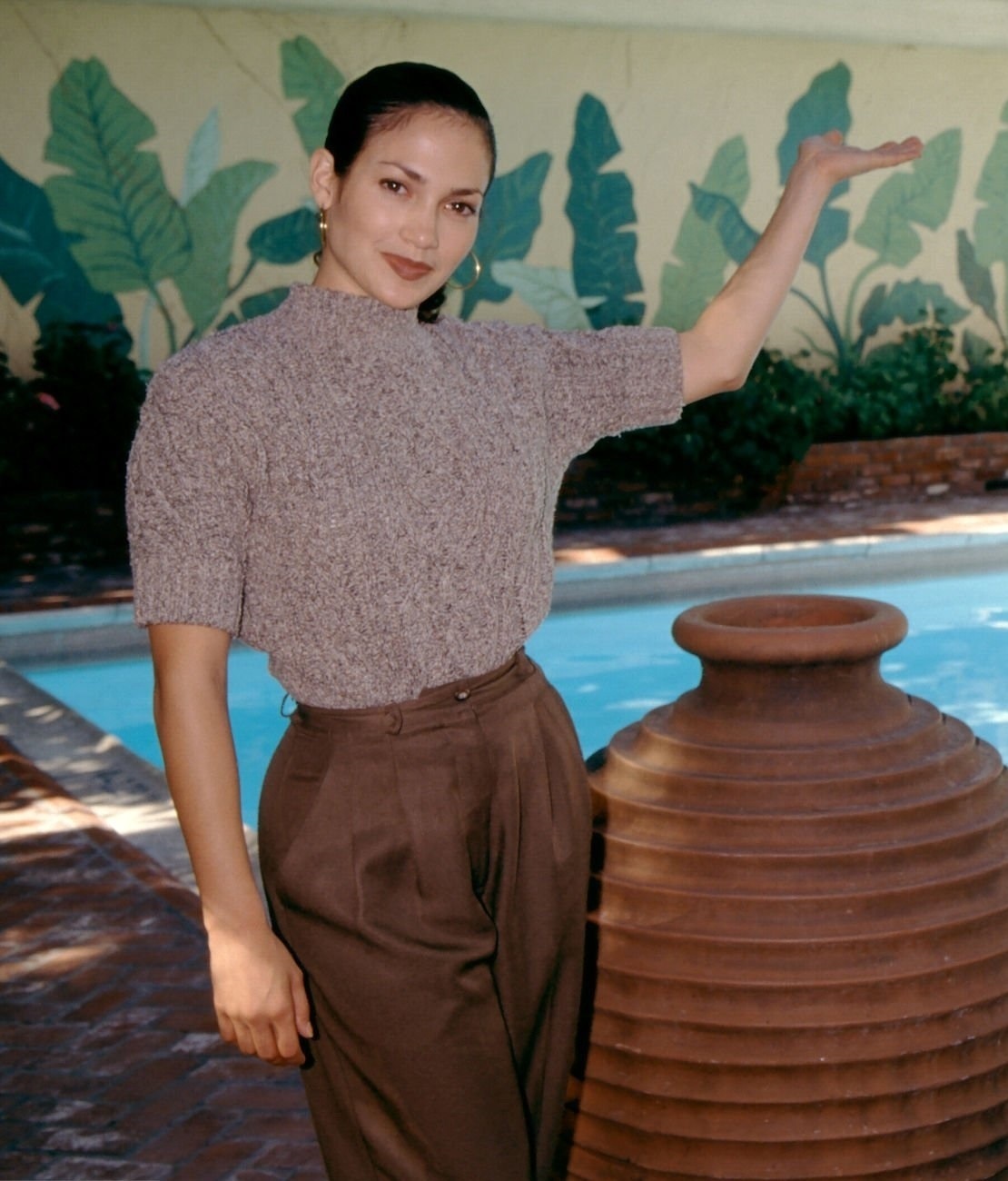 عکس/تصویر جالب از جنیفر لوپز در ۲۳ سالگی