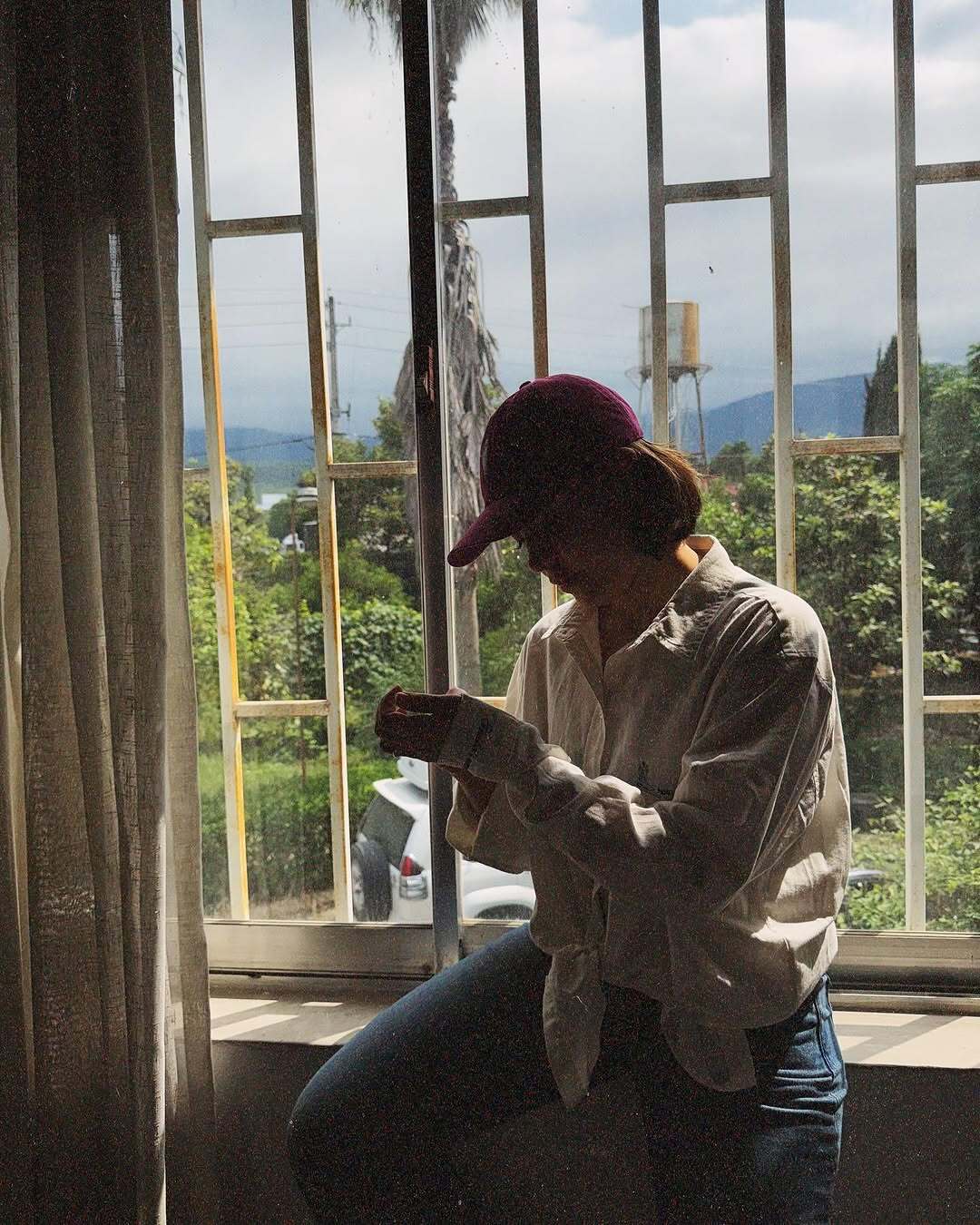 عکس/تیپ و استایل شیدا خلیق در ویلای شمال