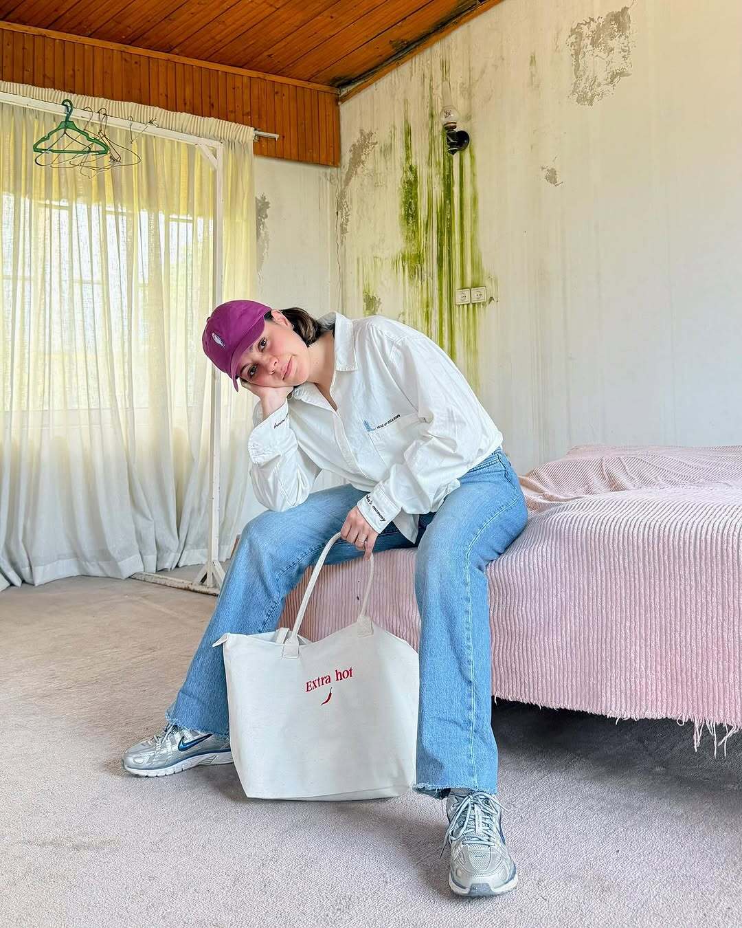 عکس/تیپ و استایل شیدا خلیق در ویلای شمال