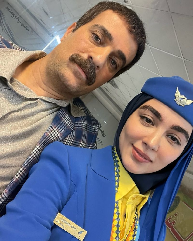 عکس/قاب دو نفره نیکا و عمو ارسطور در پشت صحنه پایتخت عکس/قاب دو نفره نیکا و عمو ارسطور در پشت صحنه پایتخت