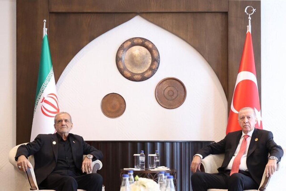 اردوغان در دیدار با پزشکیان: موضوع هسته‌ای ایران تنها از مسیر گفت‌و‌گو قابل حل است