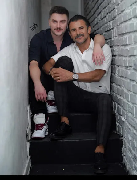 عکس/پدر و پسر خوشتیپ سینمای ایران در یک قاب عکس/پدر و پسر خوشتیپ سینمای ایران در یک قاب