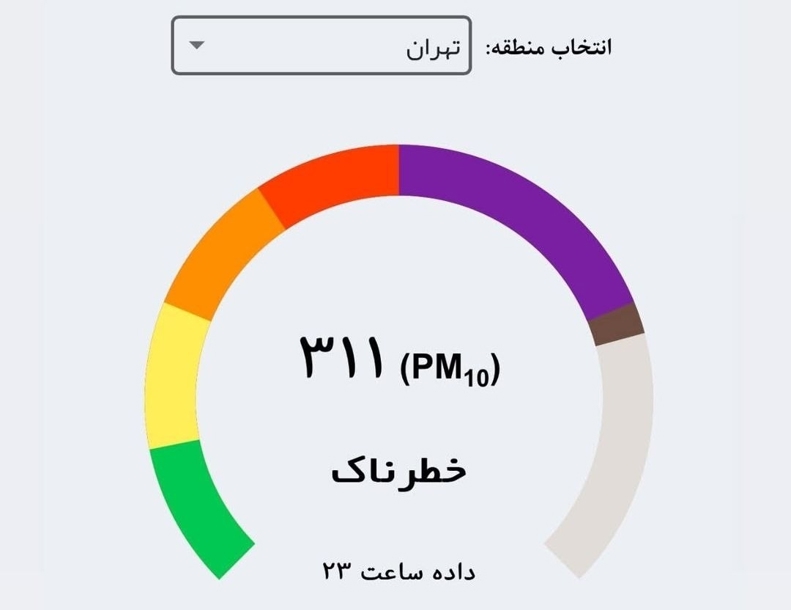 احتمال لغو تمرین استقلال بخاطر آلودگی هوا
