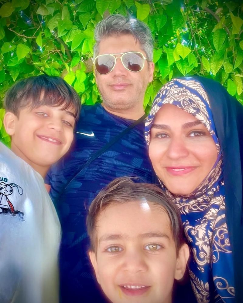 عکس/ تصویری از شوهر و فرزندان سحر امامی