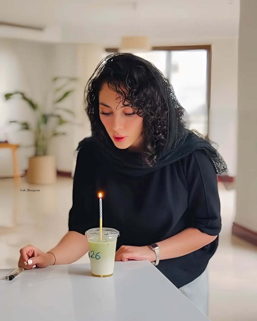 عکس/کیک تولد عجیبی که ترلان پروانه برای تولدش انتخاب کرد!