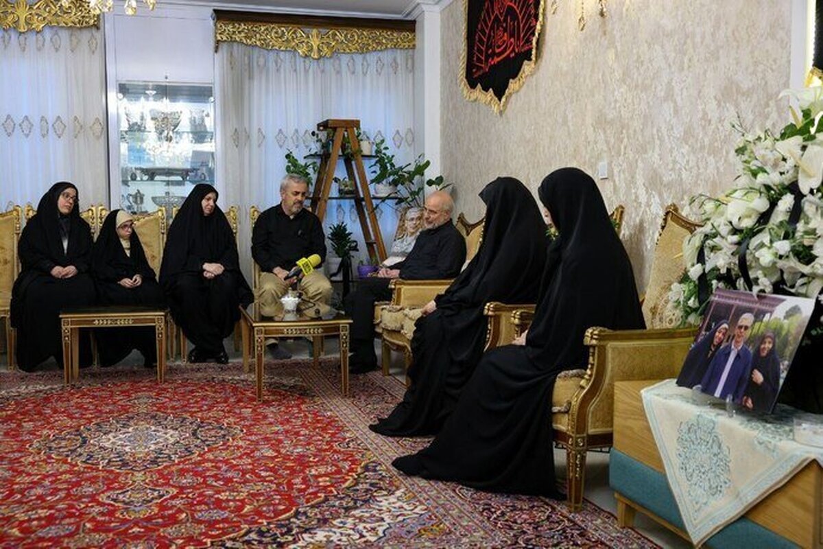 جزئیات دیدار قالیباف با ۲ دختر و برادر سپهبد شهید باقری