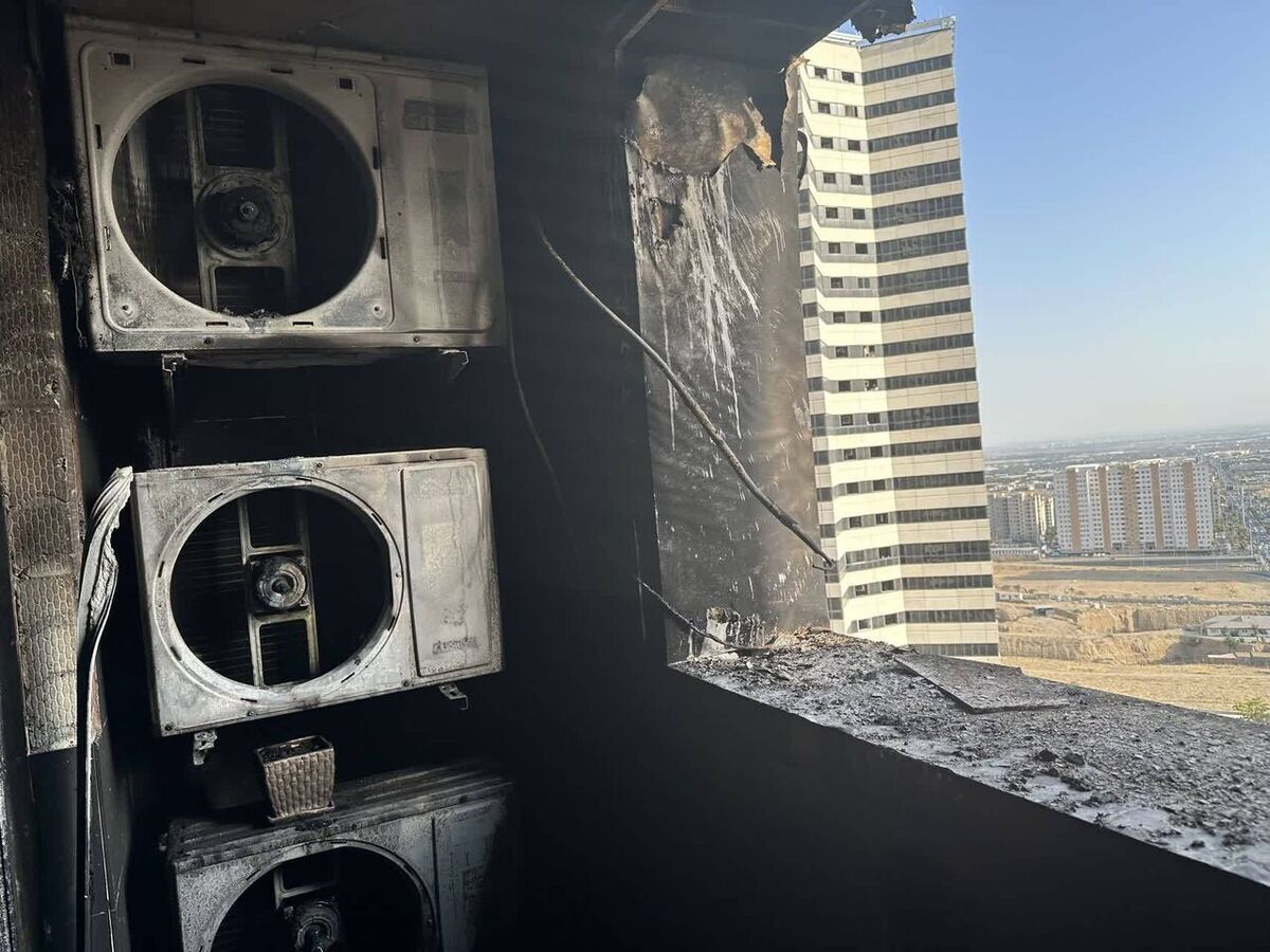 آتش‌سوزی برج مسکونی در تهران؛ ۴۰ نفر نجات یافتند