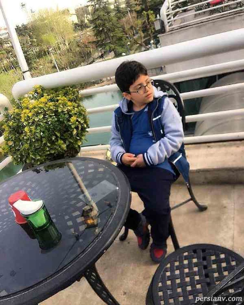 عکس/رونمایی هومن حاجی عبدالهی از همسر و پسرش