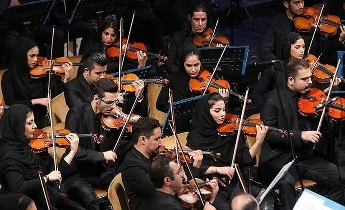 اجرای خیابانی ارکستر سمفونیک برای ایران