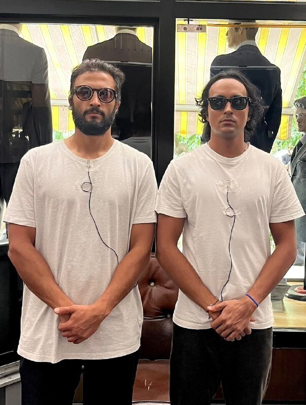 عکس/ژست خاص دو بازیگر سینمای ایران