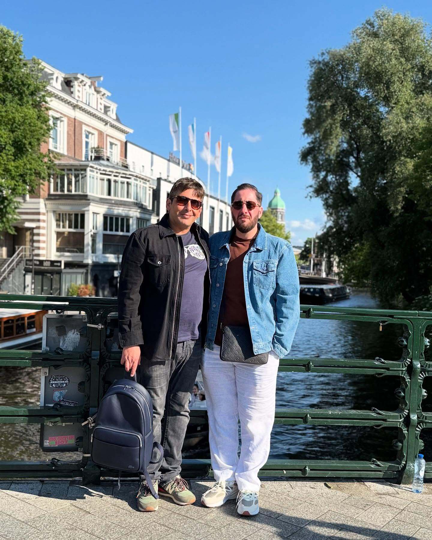 عکس پربازدید حمید گودرزی در سفر به هلند