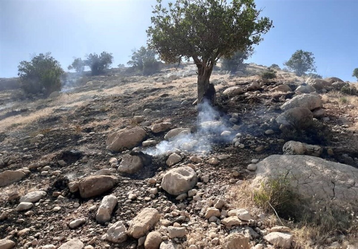 مهار آتش سوزی کوه سیاه پس از ۳ روز