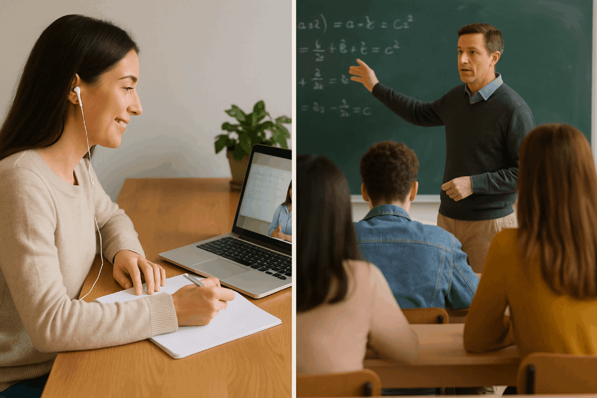 کلاسهای حضوری یا آنلاین کلاسهای حضوری یا آنلاین