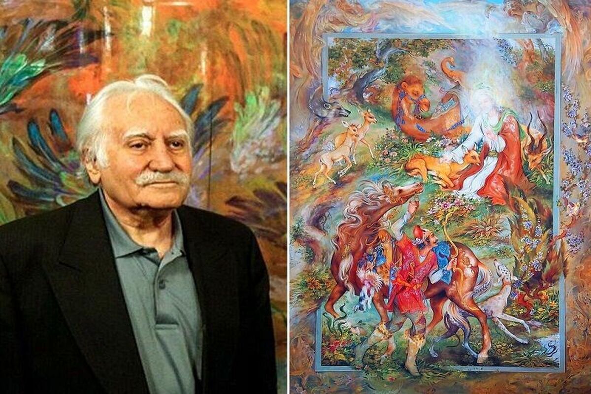 سبک و نگاه استاد فرشچیان، الهام‌بخش هزاران هنرمند جوان در ایران و جهان