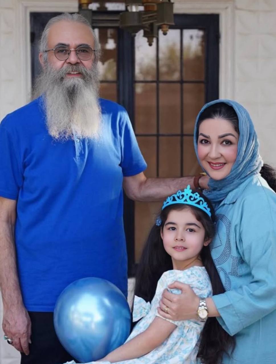 عکس/قاب خانوادگی بازیگرِ «شب دهم» در جشن تولد دخترش