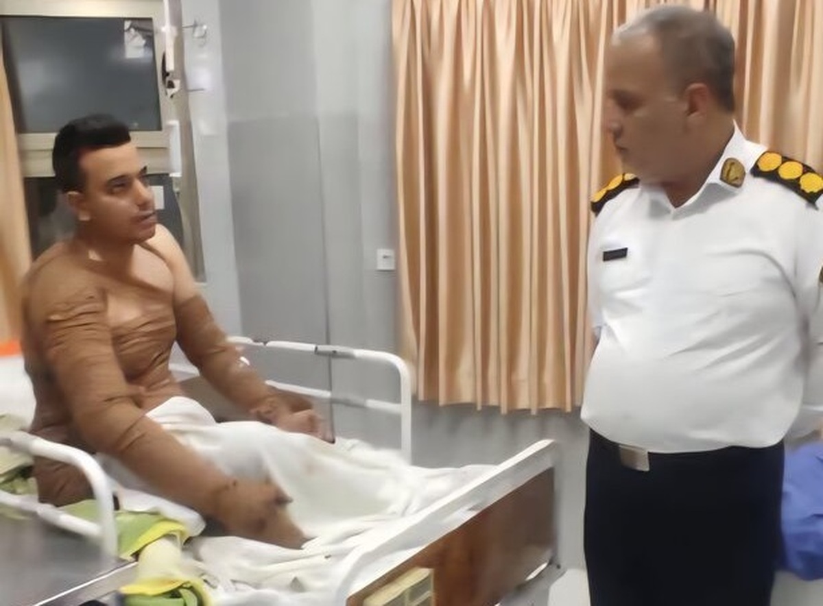 جزئیات حادثه آتش‌ زدن مأمور پلیس راه در مشهد/ راننده خودکشی کرد