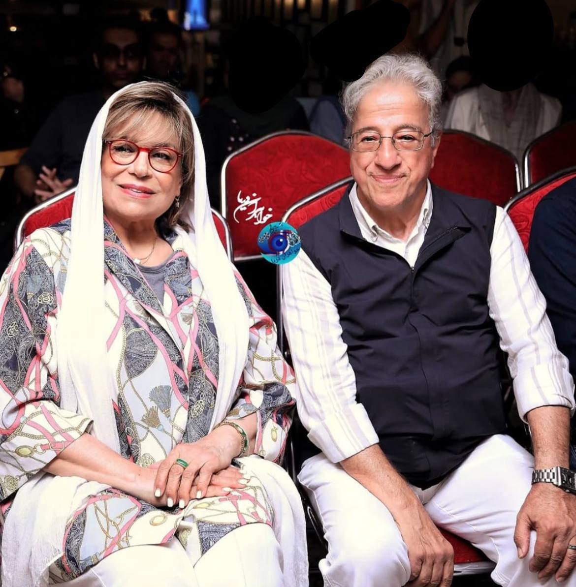 قاب صمیمانه گوهر خیراندیش و پنجعلیِ پایتخت قاب صمیمانه گوهر خیراندیش و پنجعلیِ پایتخت