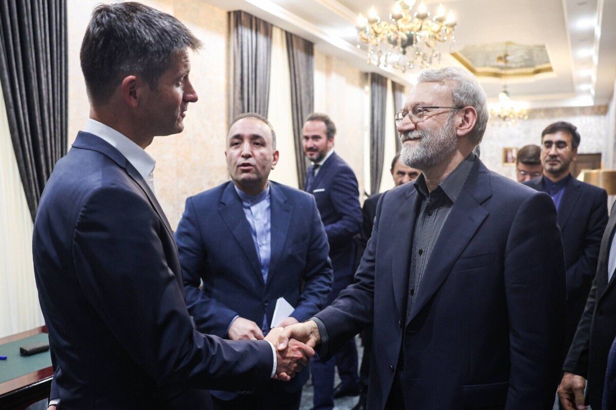 دیدار «علی لاریجانی» با معاون وزیر خارجه سوئیس