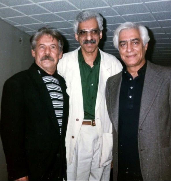 عکسی از دیدار فردین، کیومرث پوراحمد و داوود رشیدی