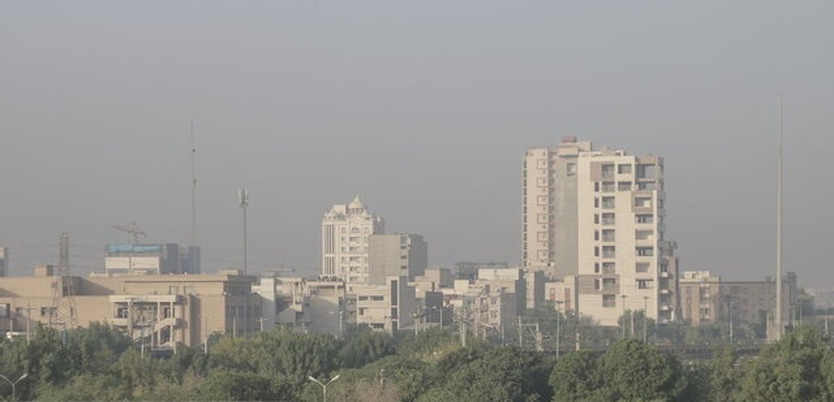 آلودگی هوا در ۸ شهر خوزستان