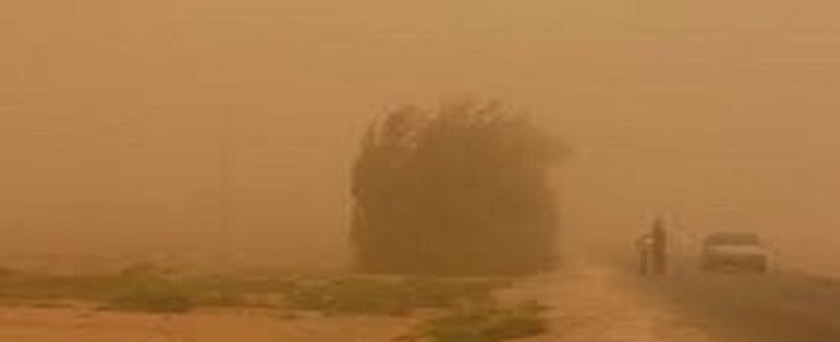 وزش باد ۱۱۵ کیلومتری زابل را درنوردید