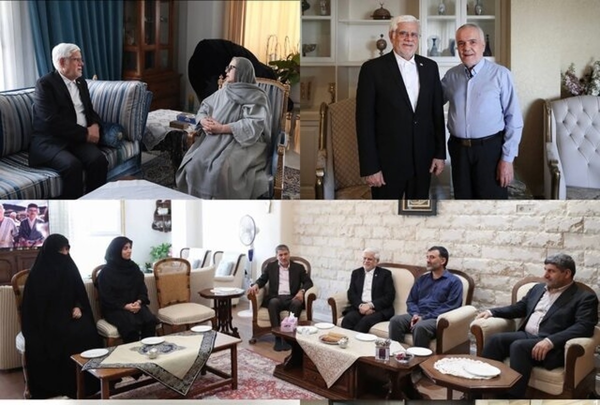 دیدار عارف با معاونین اول سابق و خانواده‌های آنان