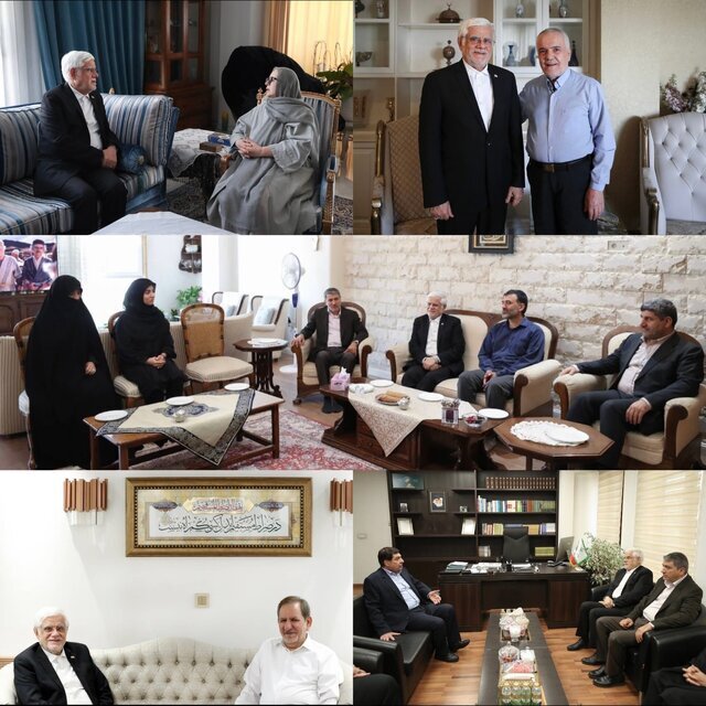 دیدار عارف با معاونین اول سابق و خانوادههای آنان دیدار عارف با معاونین اول سابق و خانوادههای آنان