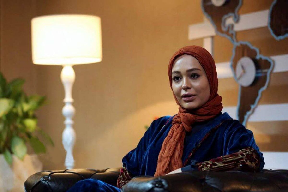 عکس؛ «ارغوان مشکات» در اتاق گریم سریال دلدادگان؛ سال ۹۷
