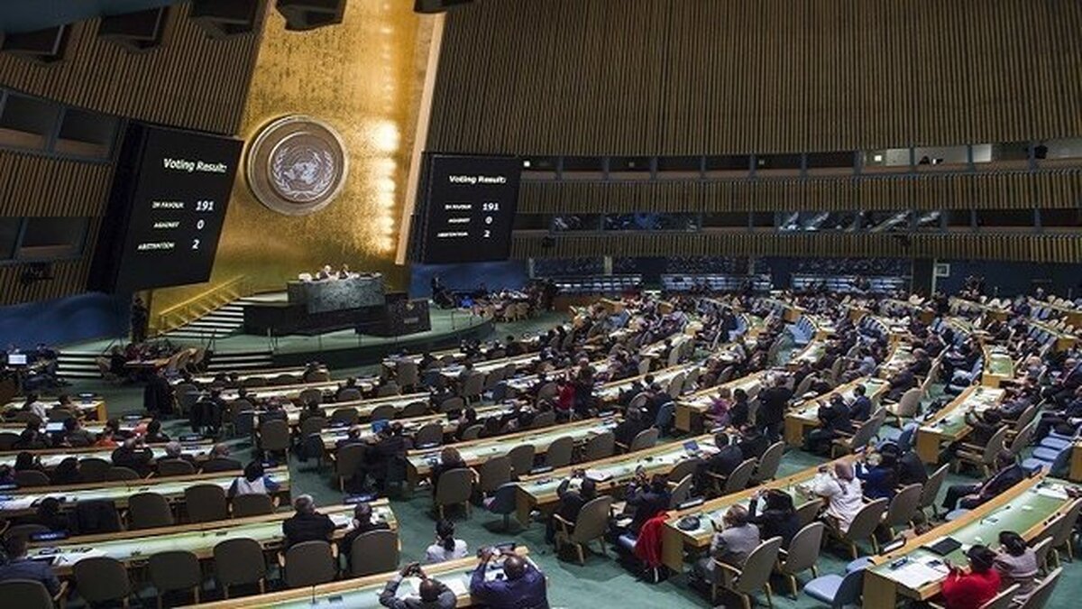 تصویب پیش‌نویس قطعنامه‌ سازمان ملل درباره تشکیل کشور فلسطین