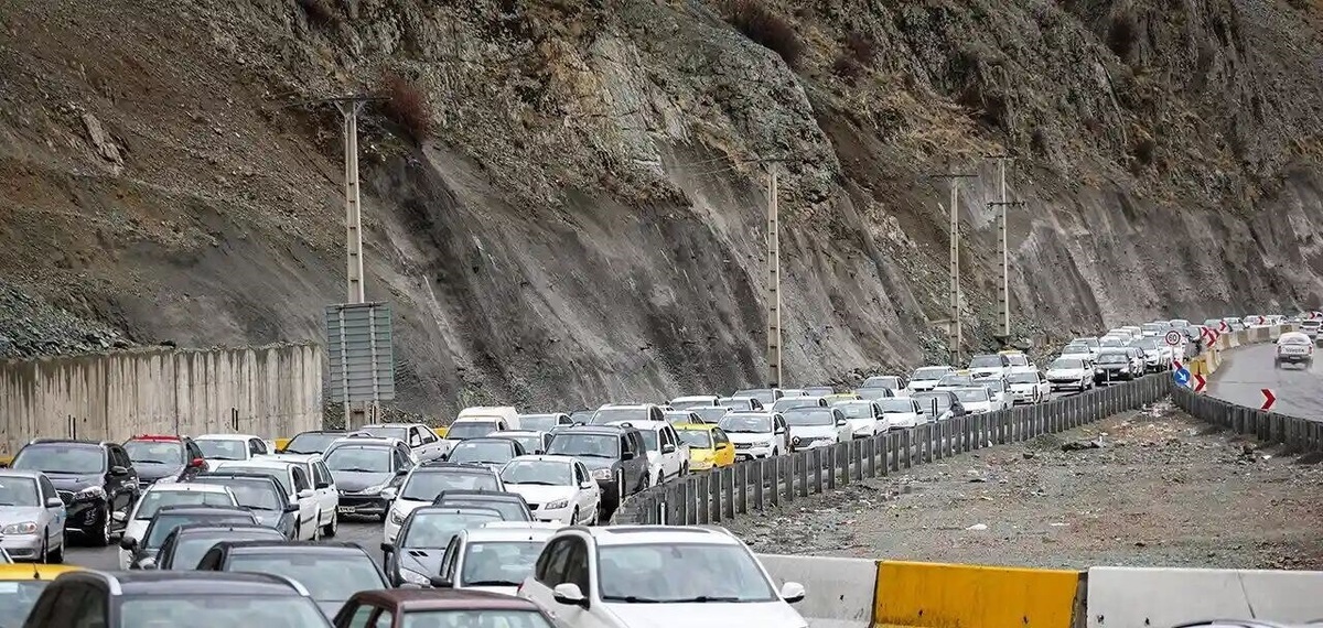 ترافیک ۱۴ کیلومتری جاده‌های گیلان
