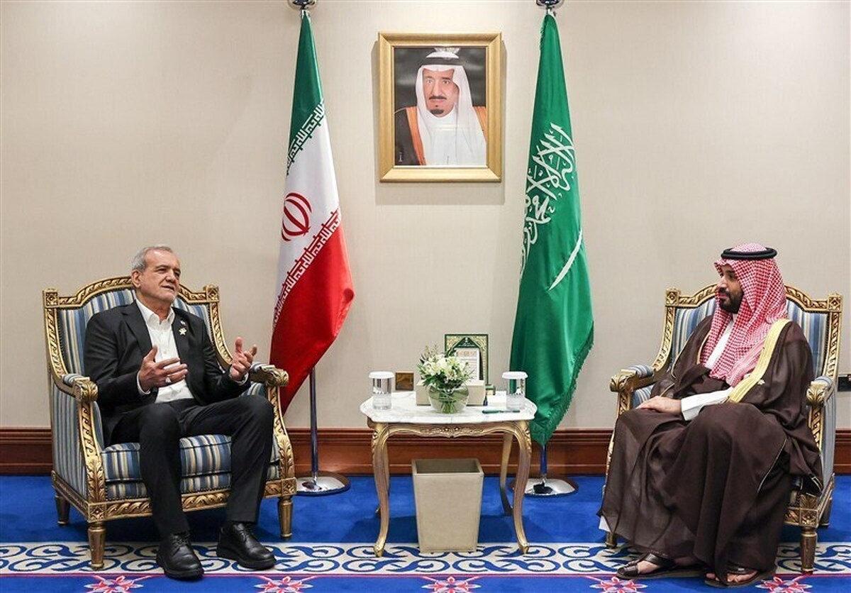 دیدار بن سلمان و پزشکیان در دوحه