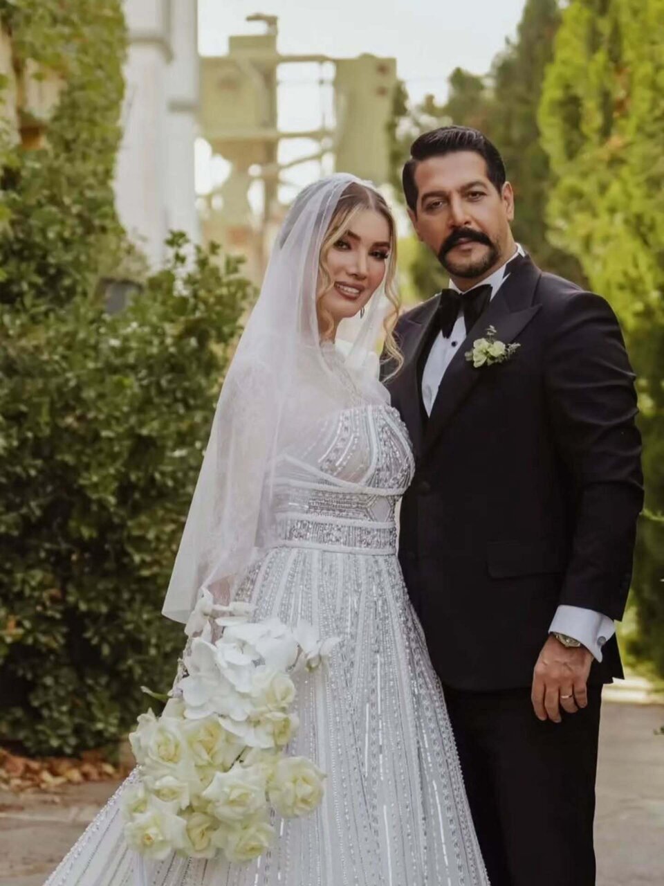 تصاویر| مراسم ازدواج متین ستوده و کامران تفتی دو بازیگر سینمای ایران