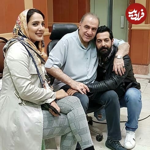 کامران تفتی در پشت‌صحنه سریال «بچه مهندس»