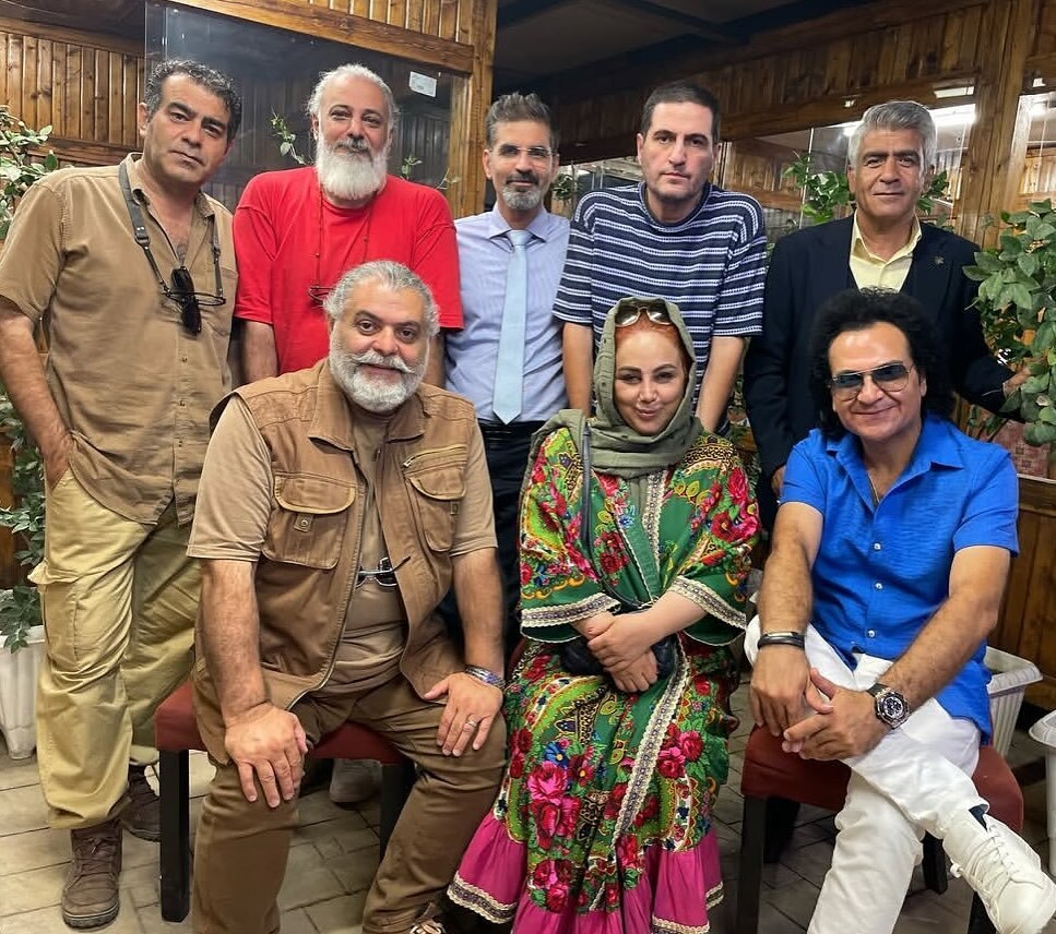 عکس/ بهنوش بختیاری در پروژه سینمایی «سلام بازیگر» کنار دوستانش